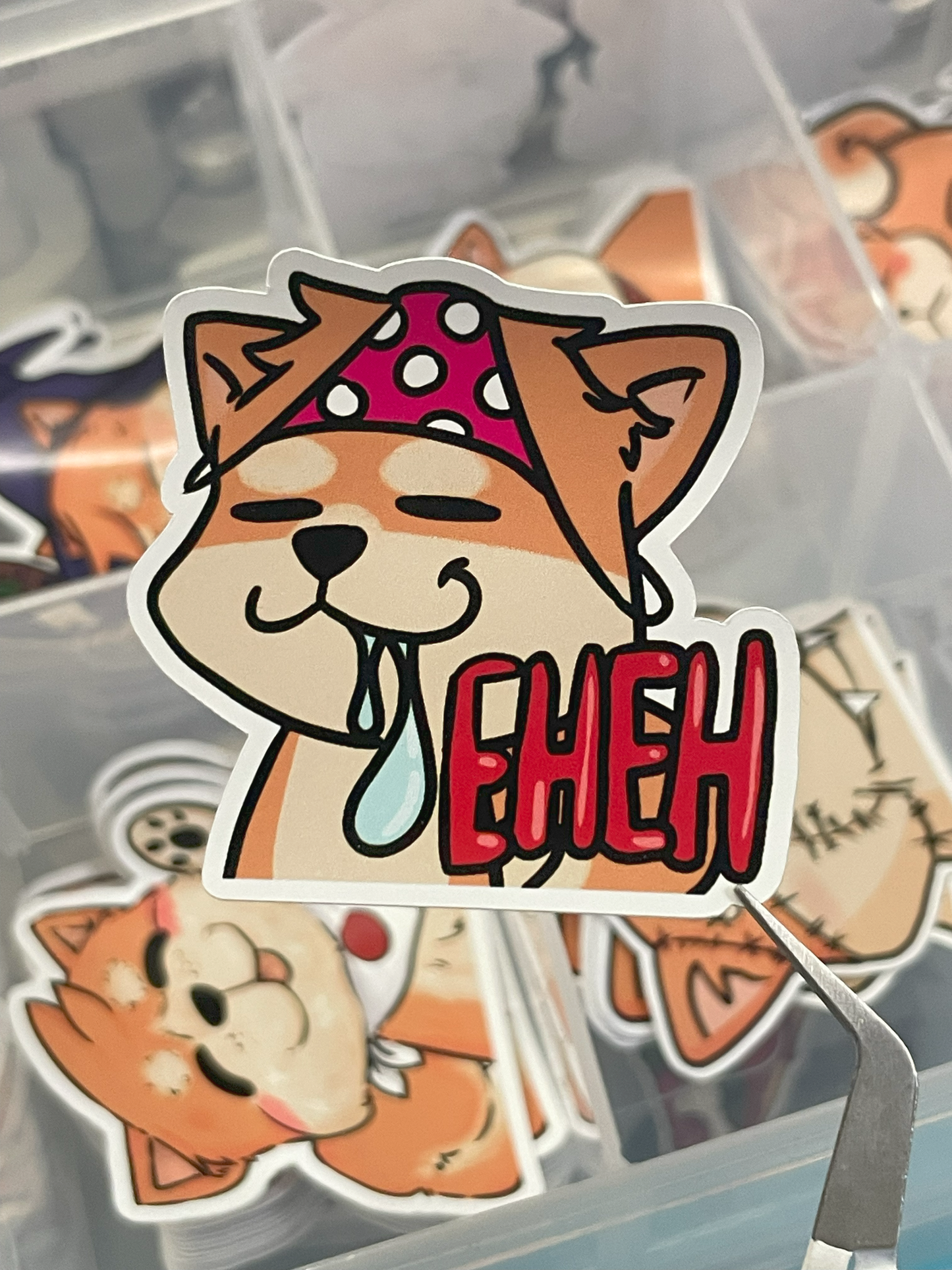 EHEH Sticker – Sanji the Akita