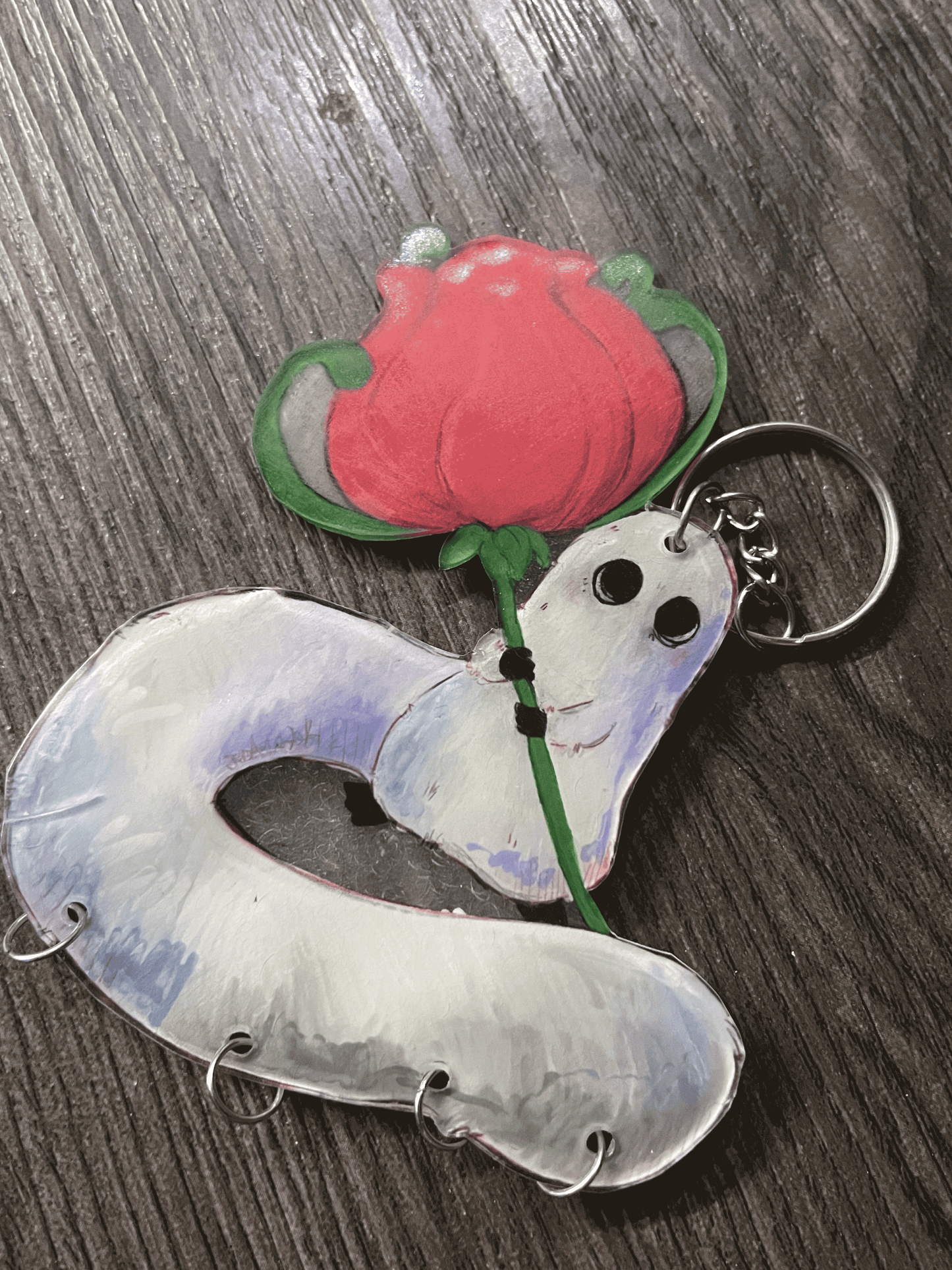 Brush Buddy - Handmade Keychain Holder