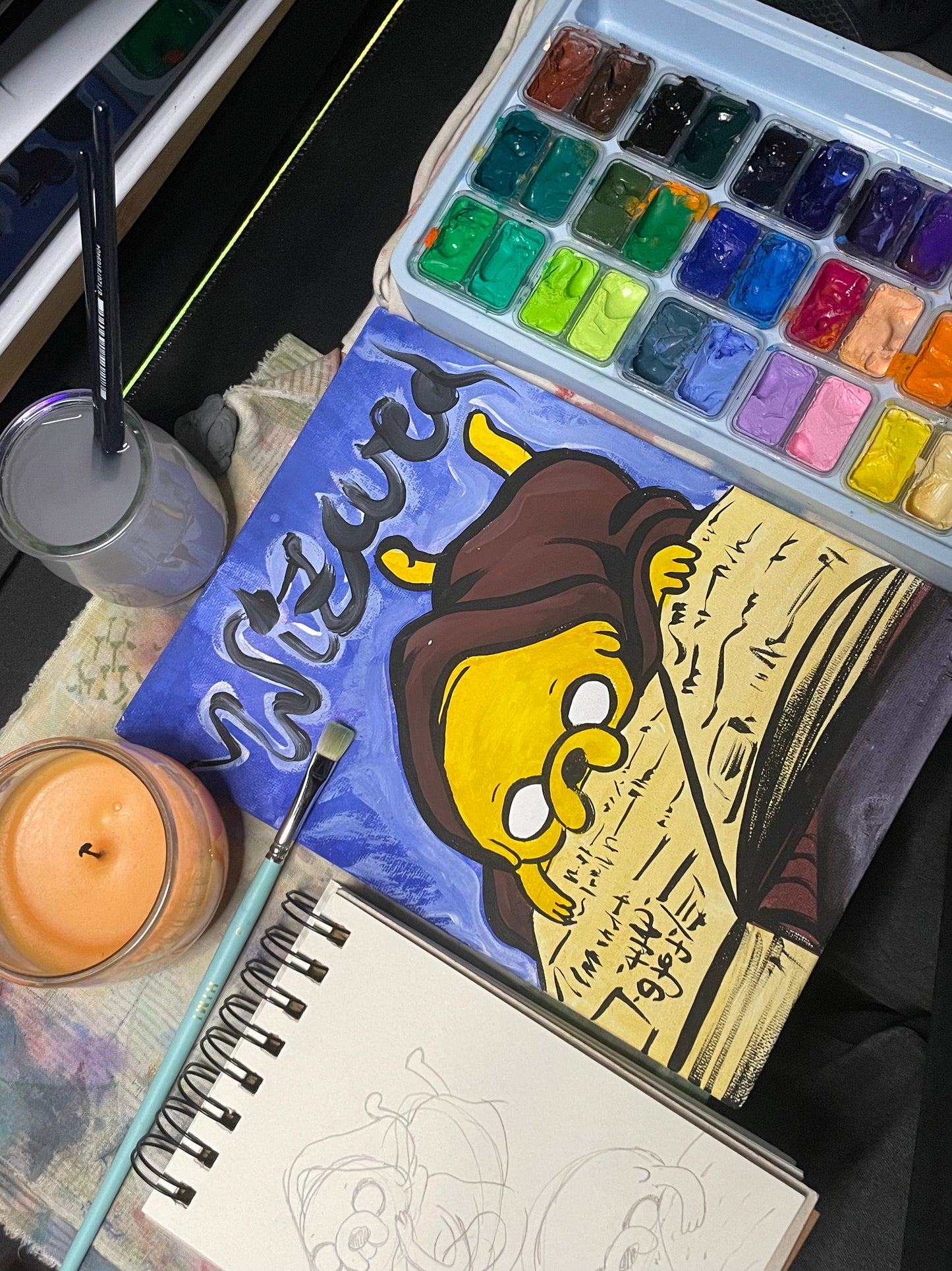 Jake the Wizard - Canvas
