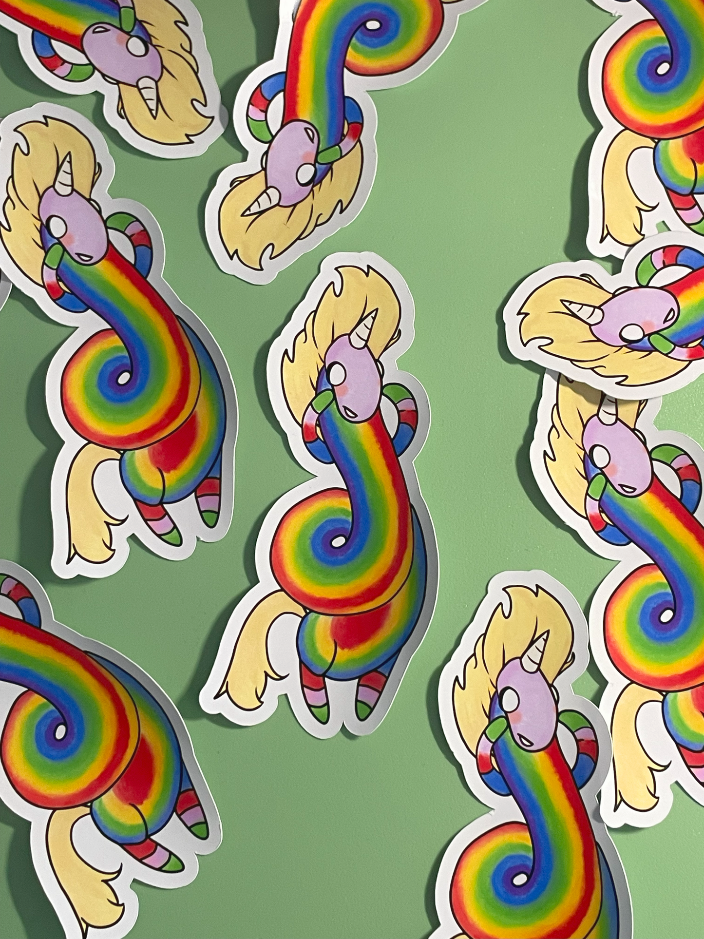 Lady Rainycorn Foldable Sticker π