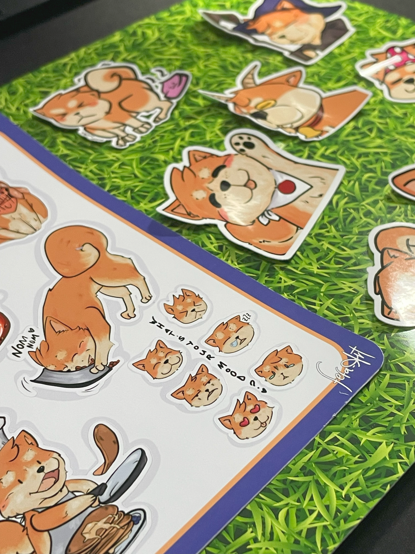 Sanji x Food Kisscut Sheet β Sanji the Akita