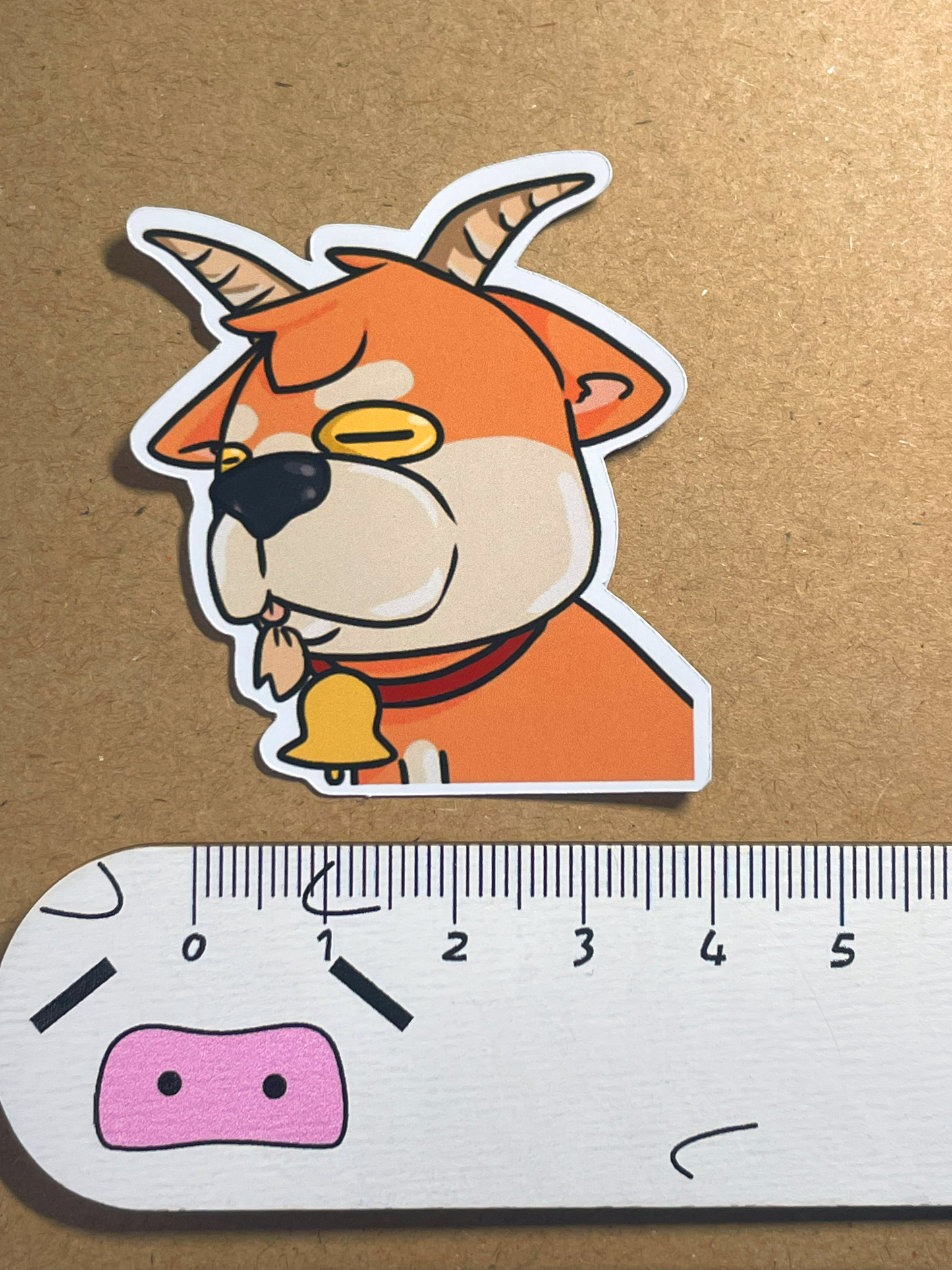 Goat Fusion Sticker β Sanji the Akita