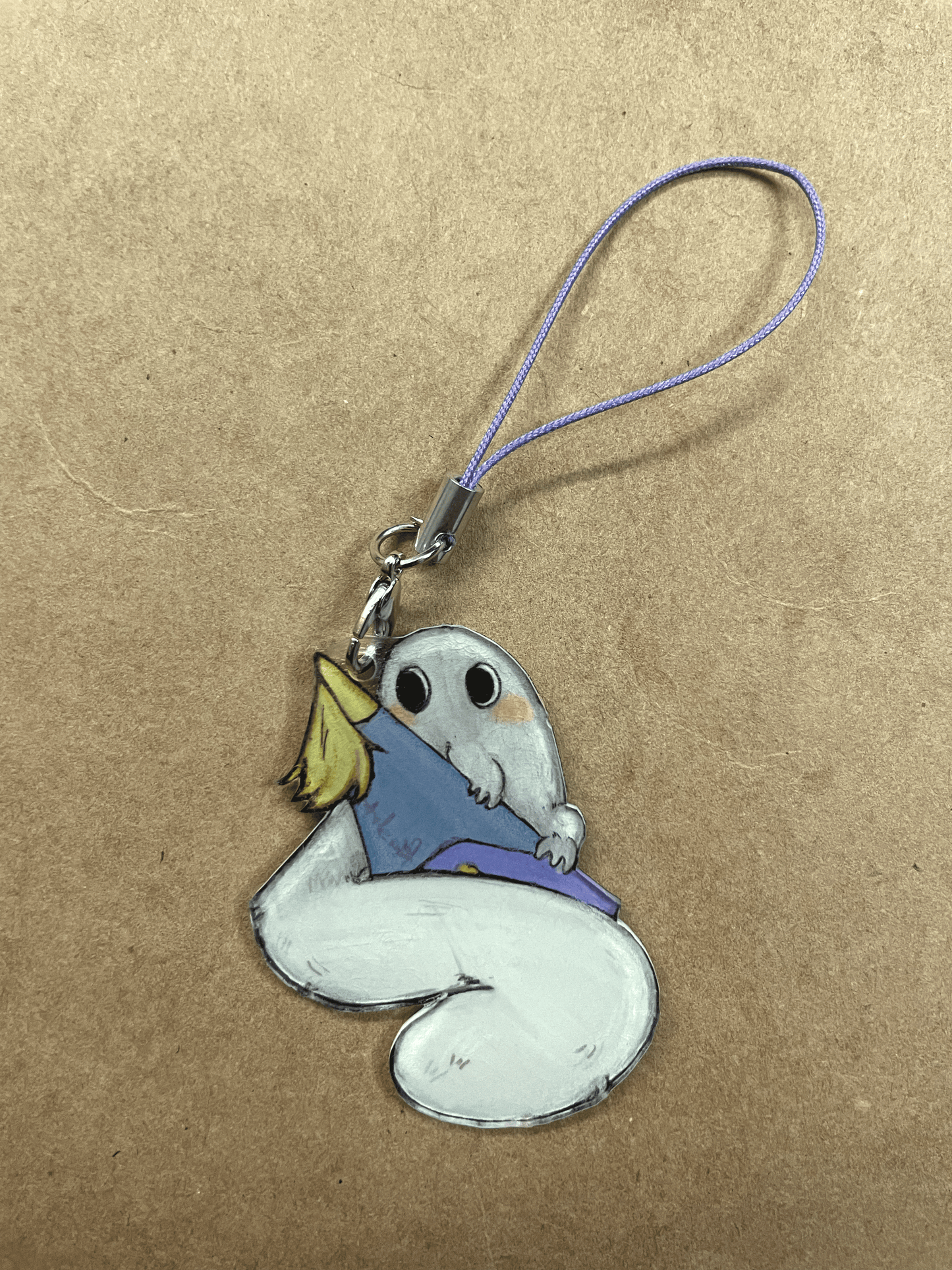 Brush Buddy - Handmade Phone Charm