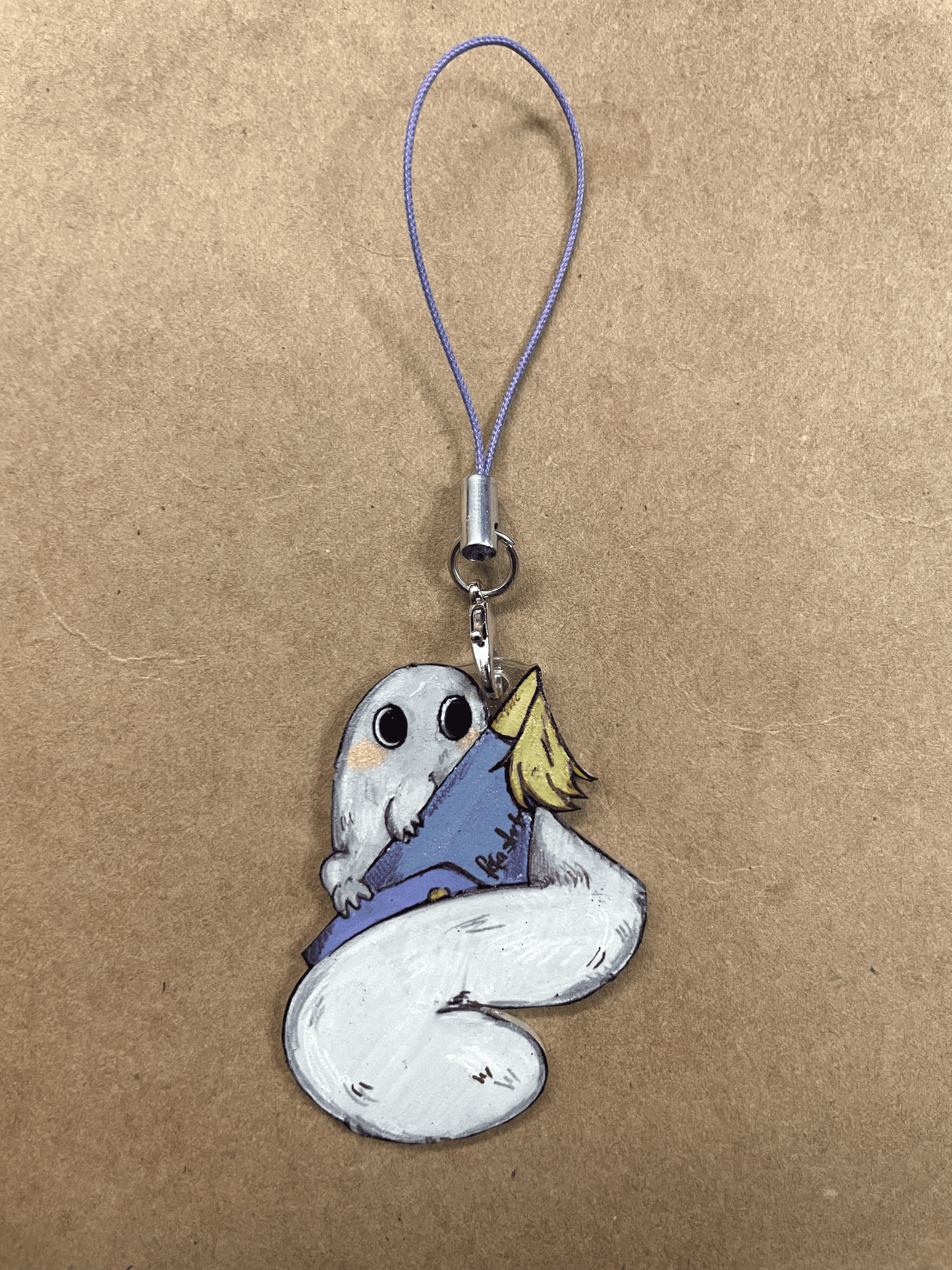 Brush Buddy - Handmade Phone Charm