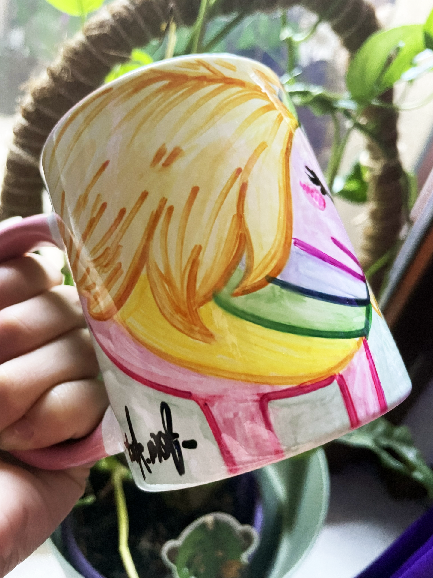 Pink Jake and Rainycorn MUG - Adventure Time