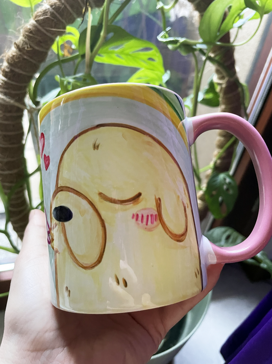 Pink Jake and Rainycorn MUG - Adventure Time