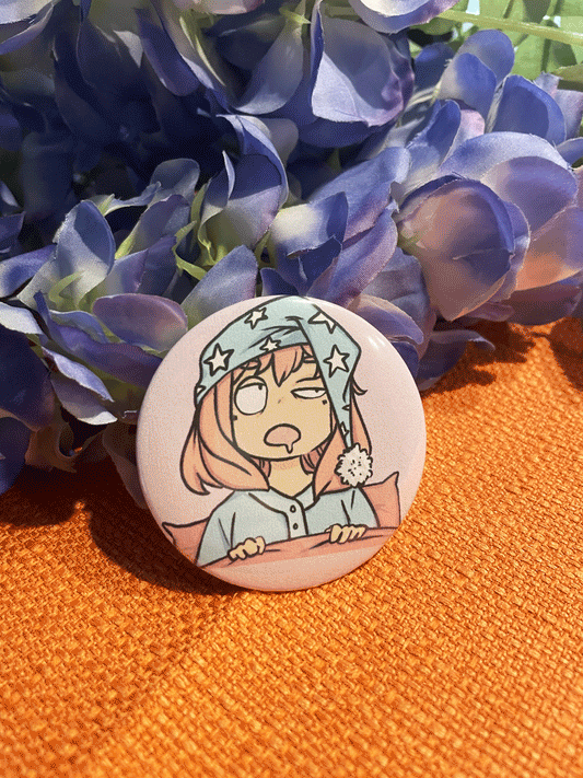 Anya Large Button Pin – 58mm