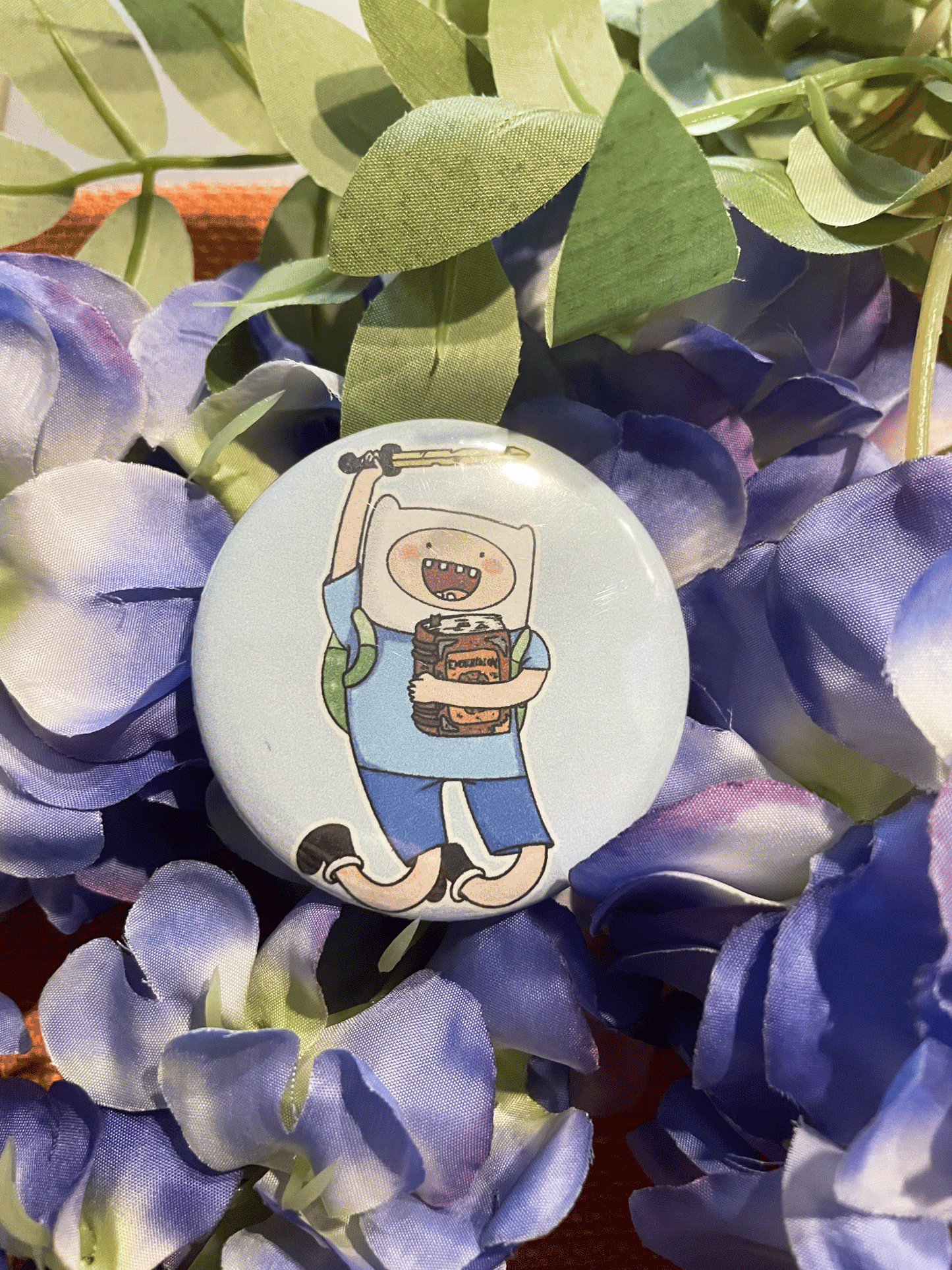 Finn Large Button Pin – 58mm