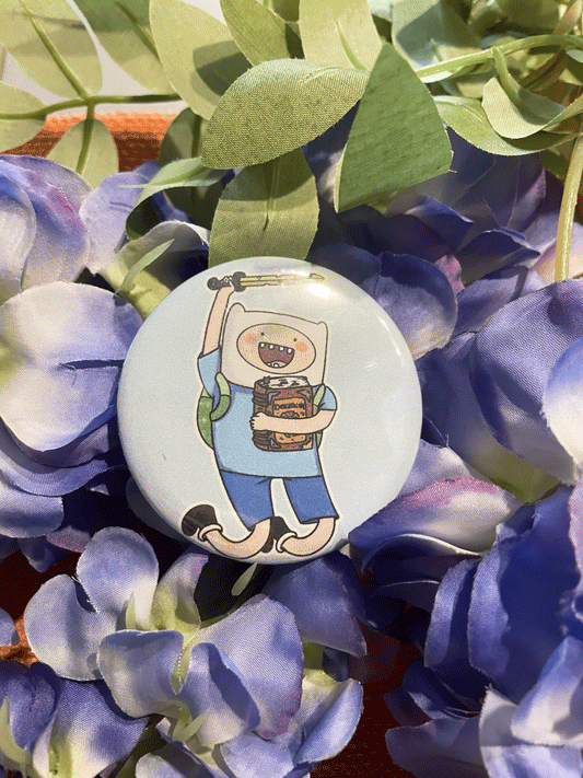 Finn Large Button Pin – 58mm