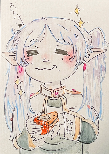 Commissioni ad acquerello formato A6 (105 × 148 mm)