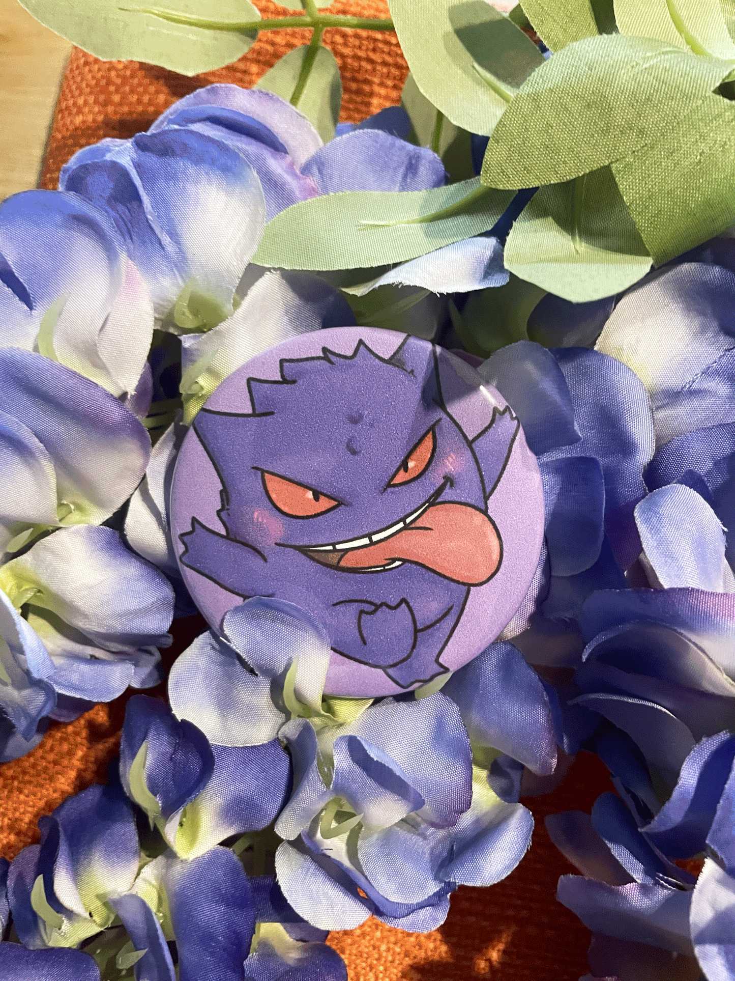 Gengar Large Button Pin – 58mm