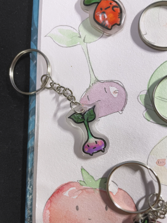🥕 Turnip Pal Veggie Keychain