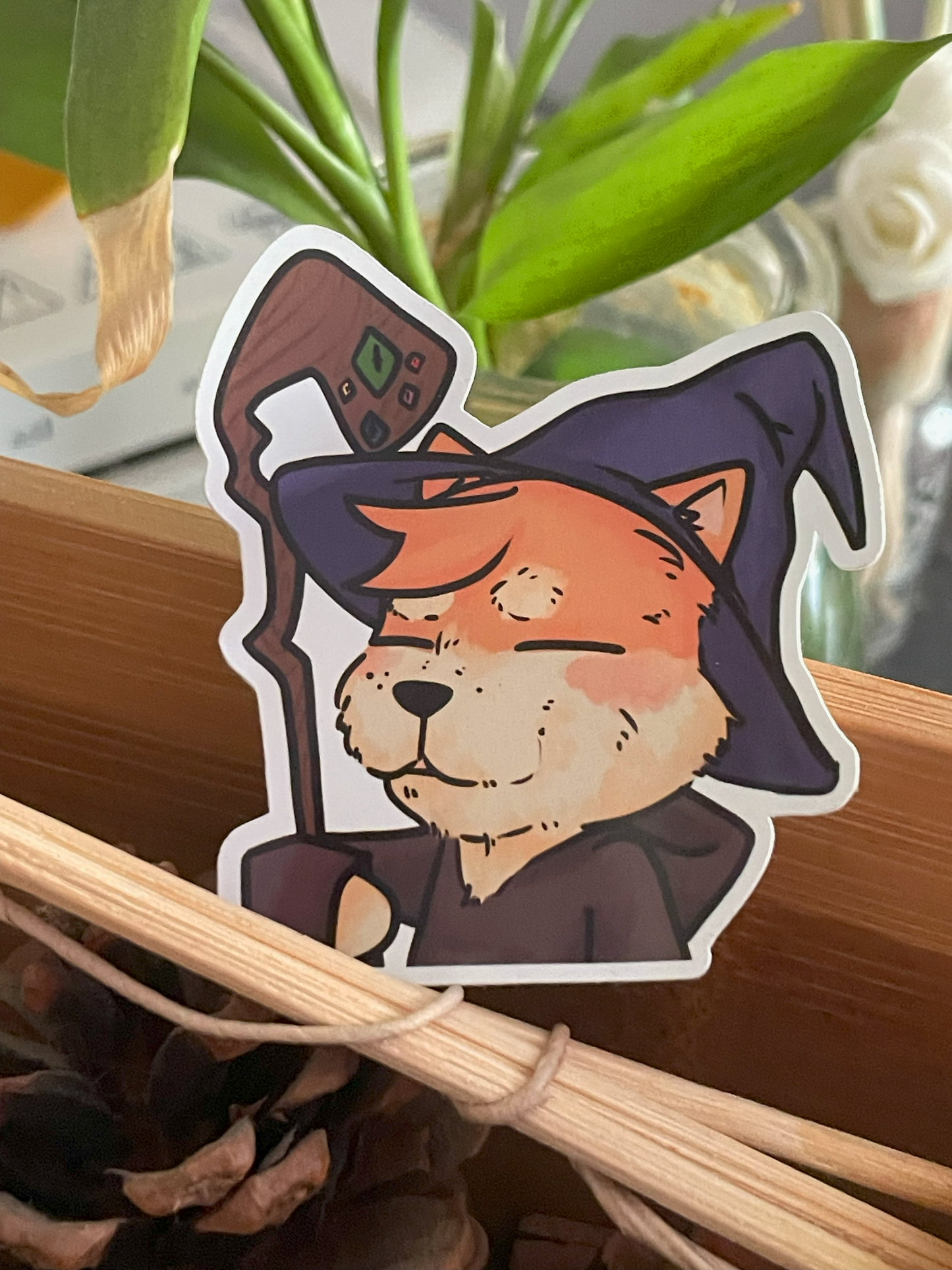 Wizard Sanji Sticker – Sanji the Akita