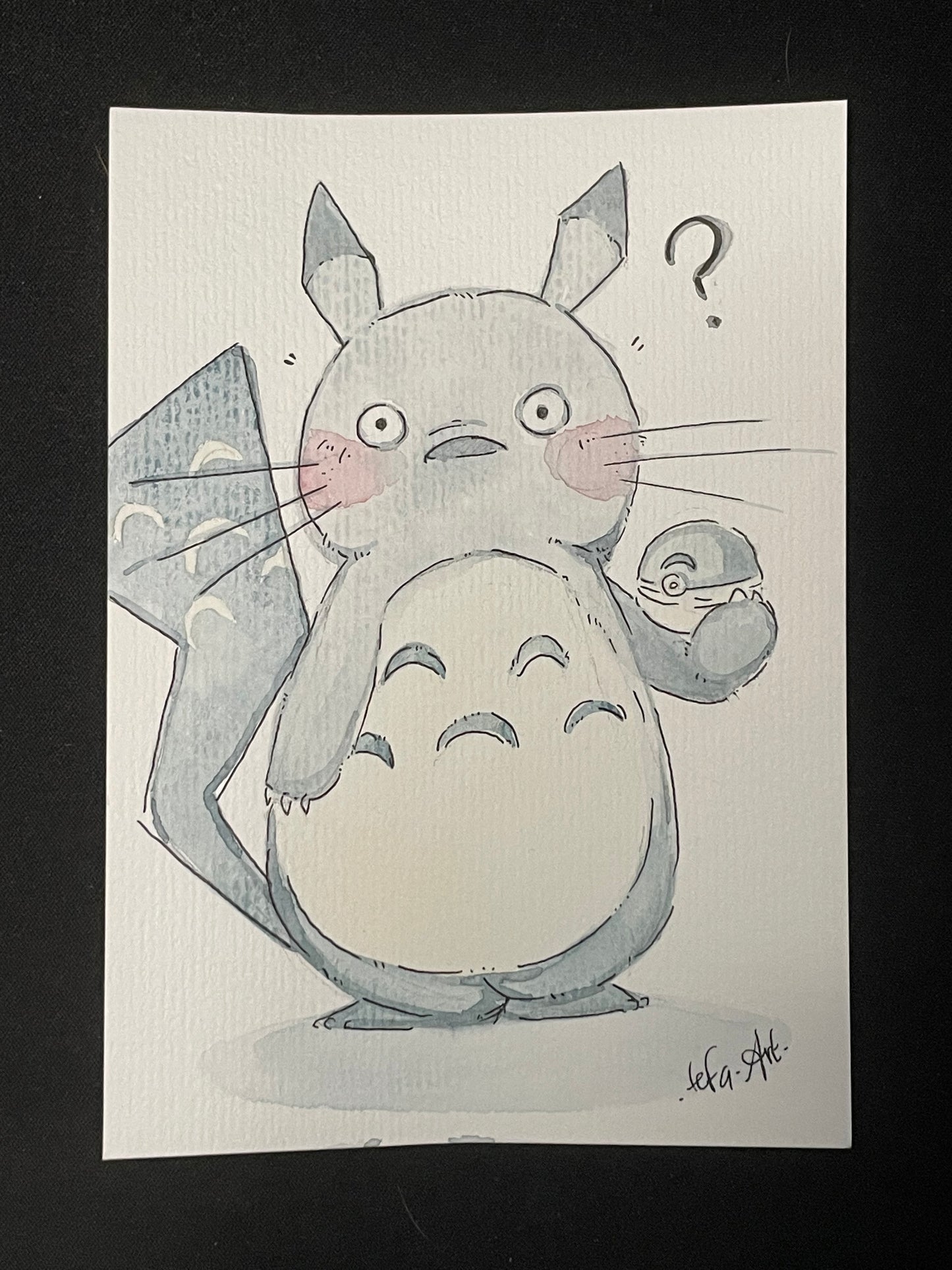 Commissioni ad acquerello formato A6 (105 × 148 mm)