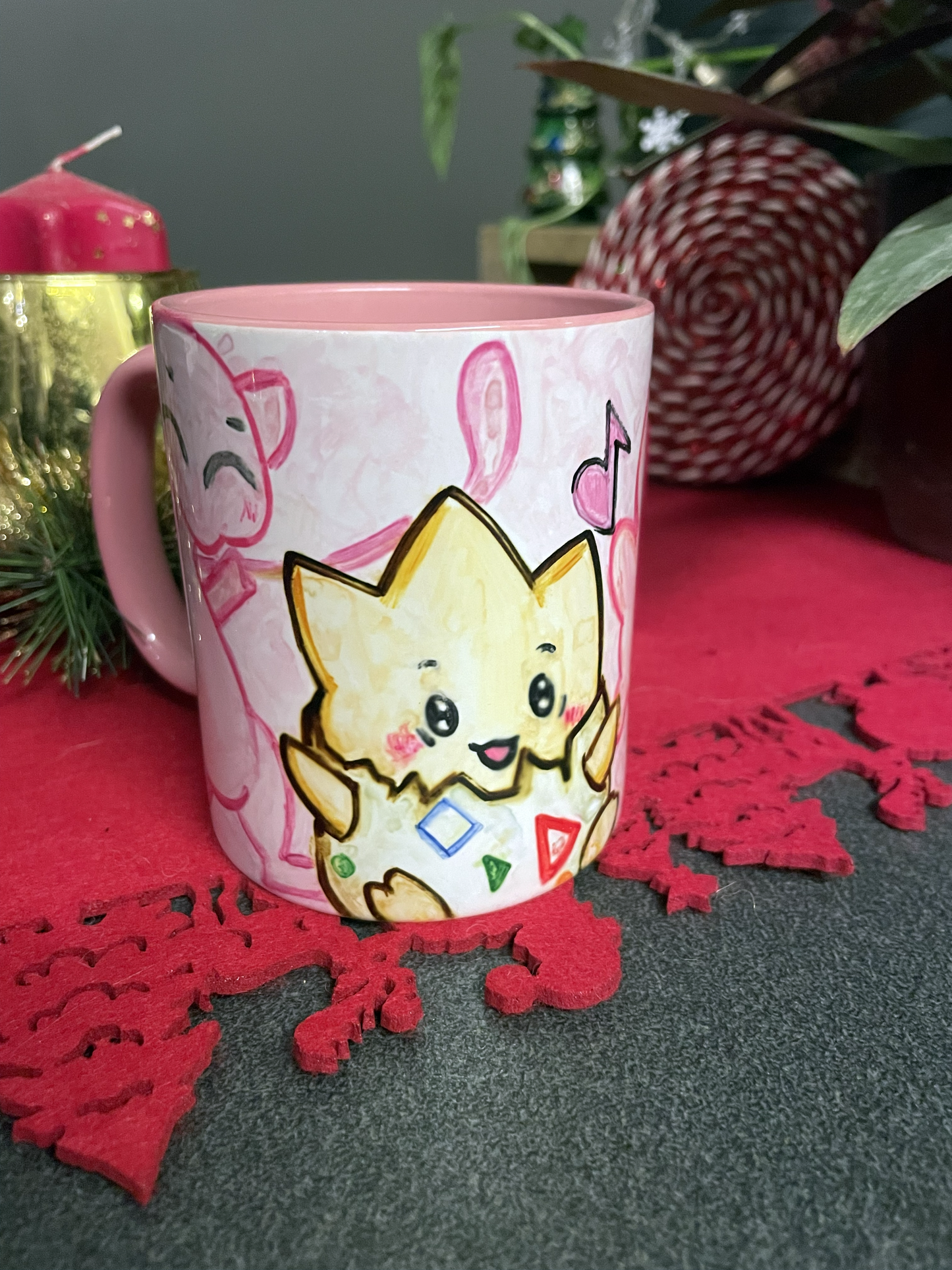Pink Pokèmon MUG - Togepi, Mew, Jiglypuff