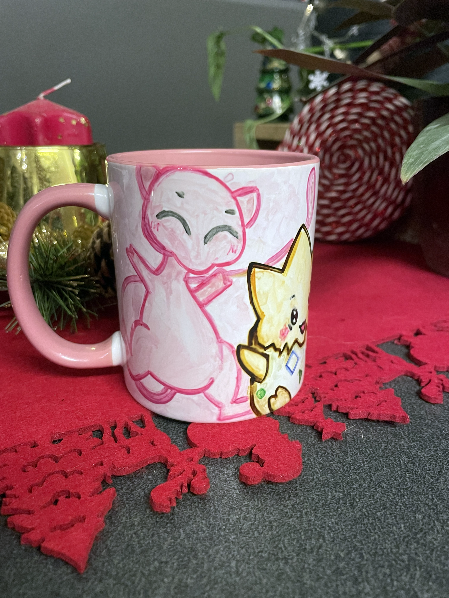 Pink Pokèmon MUG - Togepi, Mew, Jiglypuff